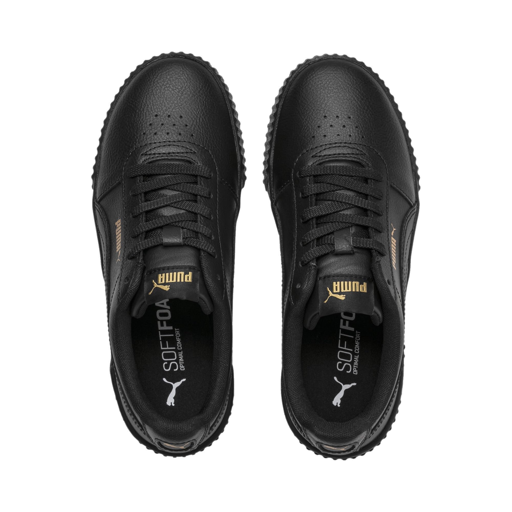 PUMA Women's Sneakers - Black & Gold Athletic Shoes for Running & Gym | Size 9.5 | Comfortable Walking Shoes for Women | Perfect for Workouts, Jogging & Casual Wear