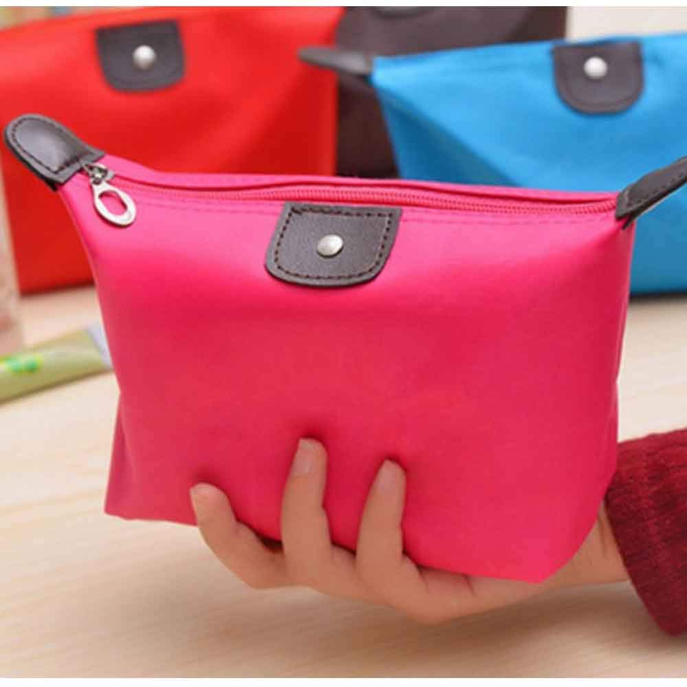 2 Pack Small Makeup Bags for Women - Travel Cosmetic Organizer with Zipper, Portable Toiletry Pouch for Makeup Brushes, Lipstick, Skincare (Perfect for Travel, Gym, Daily Use & Gift Giving)