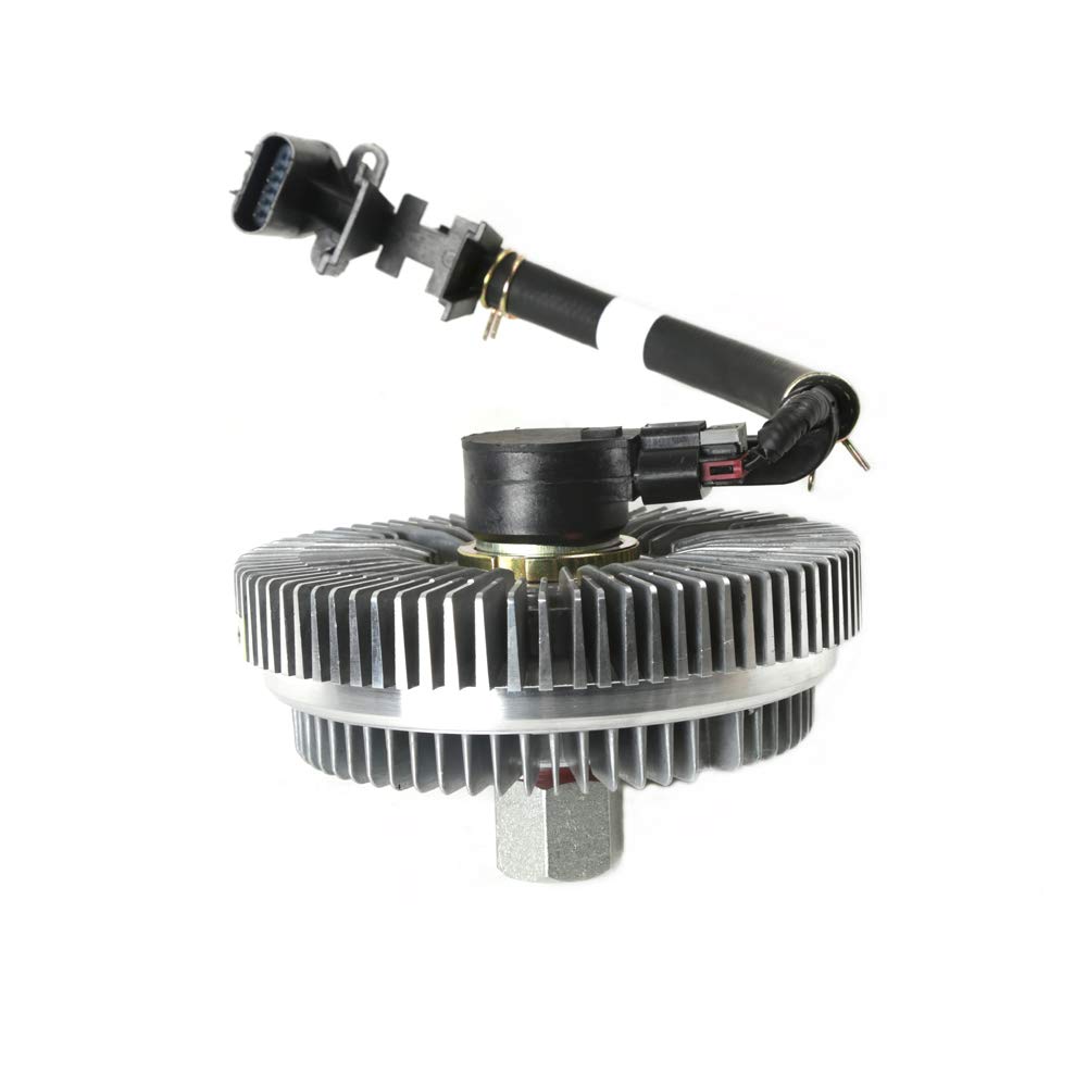 MOCA Electric Cooling Fan Clutch Replacement for 2003-2008 Isuzu Ascender 4.2L, 2006-2009 Chevy Trailblazer 6.0L, 2002-2009 Trailblazer, 2004-2007 Buick Rainier, 2002-2004 Oldsmobile Bravada 4.2L L6 DOHC - Perfect for Engine Overheating Prevention & Summer Driving