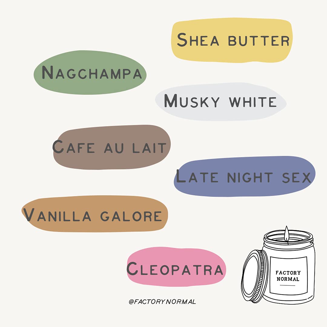 Premium Shea Butter Scented Soy Candles - Handmade in Amber Jar, 8oz, Long-Lasting 20-35 Hour Burn Time | Perfect for Relaxation, Aromatherapy & Home Decor