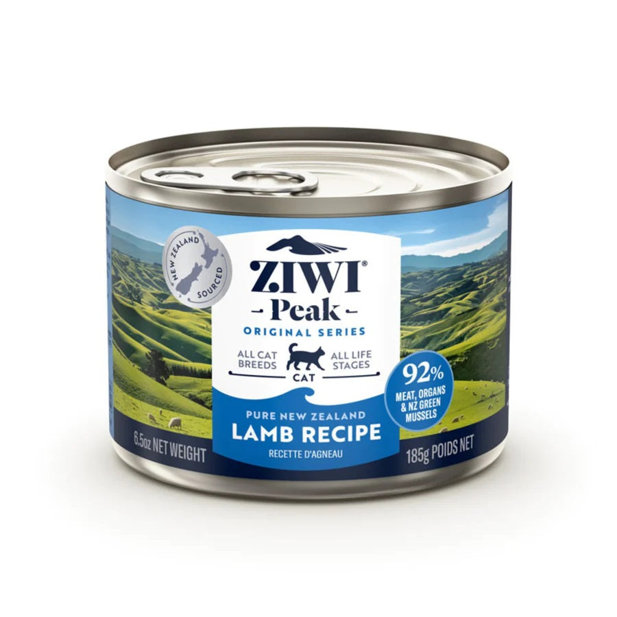 Ziwi Peak Lamb Recipe Wet Cat Food - Grain-Free, High-Protein for Indoor & Outdoor Cats - Perfect for Picky Eaters & Sensitive Stomachs