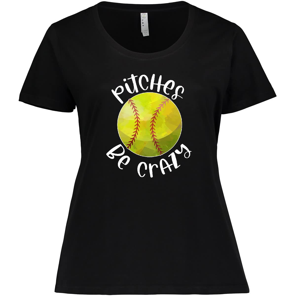 Funny Softball Humor Women's Plus Size T-Shirt by Inktastic - Comfortable & Stylish for Games, Practice & Casual Wear