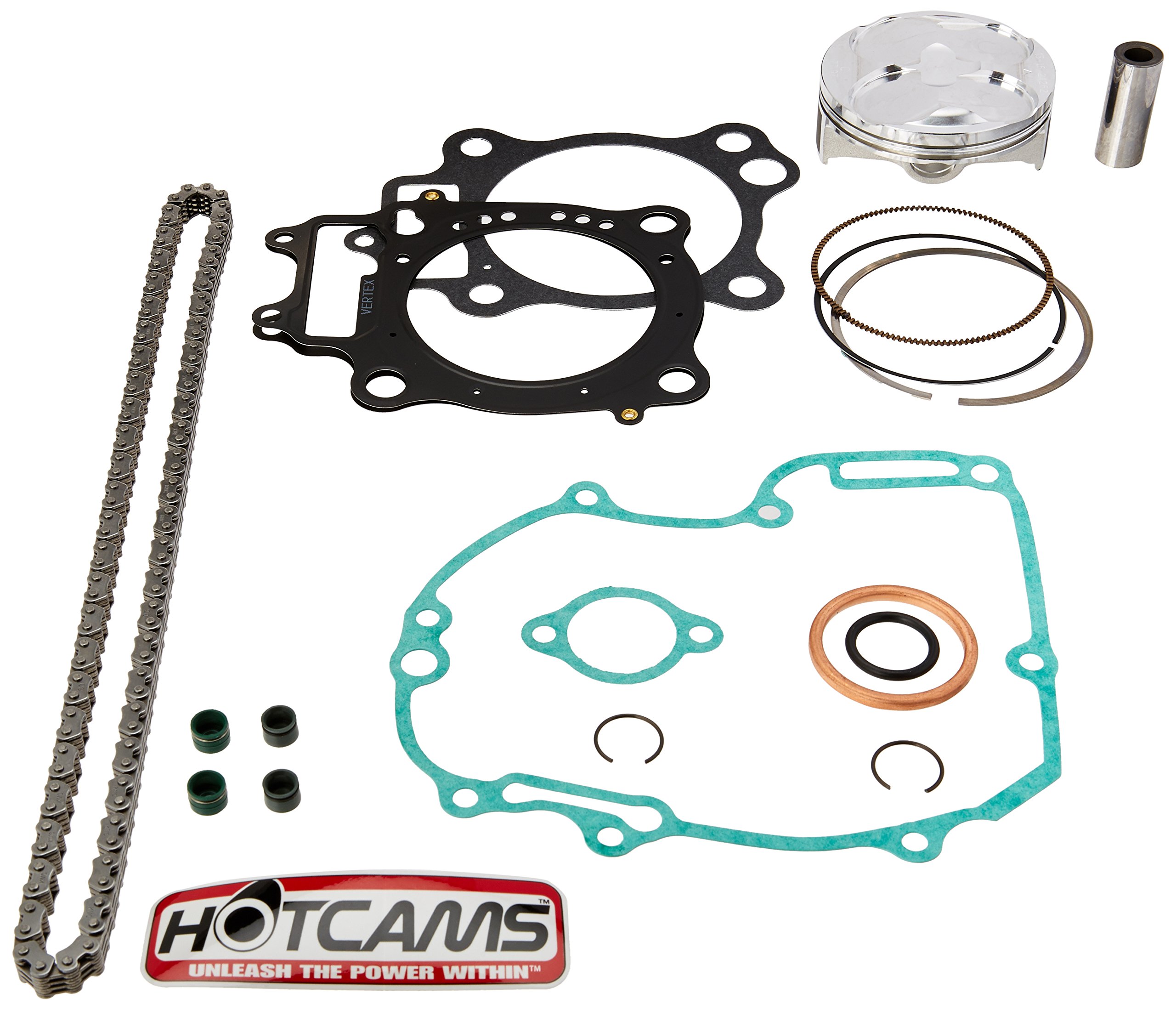 Vertex VTKTC23444C Forged High Compression Piston Kit - Performance Upgrade for Motorcycles, ATVs & Dirt Bikes - Ideal for Racing & Off-Road Adventures