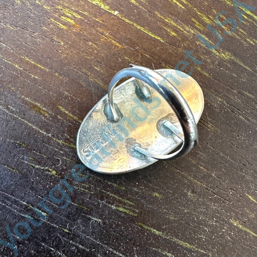 Vintage Navajo Pot Themed Ring - Sterling Silver & Gold Jewelry for Women - Handmade Native American Style Ring - Perfect for Boho Fashion, Western Wear & Cultural Events