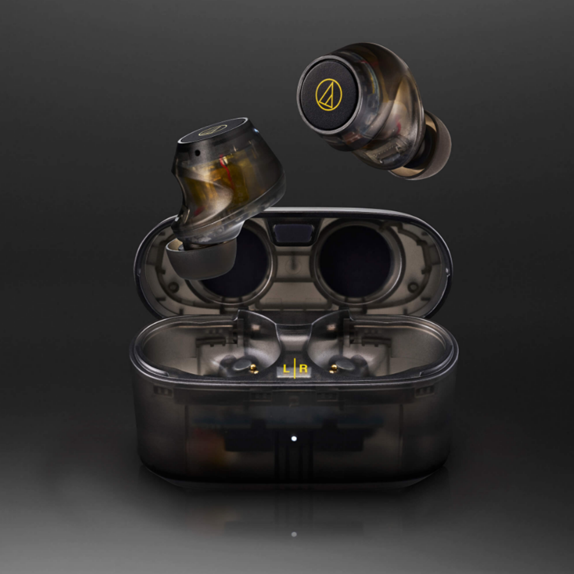 Audio Technica ATH-CKS30TW+ True Wireless Earbuds with ANC, Hi-Res Audio & 20H Playtime - Perfect for Gym, Commuting & Travel