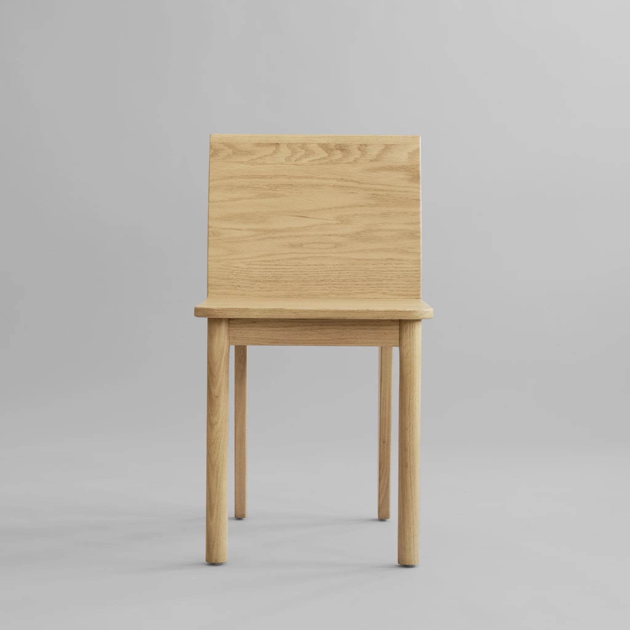 PRE ORDER 101 COPENHAGEN Brutus Slim Dining Chair - Natural Oak Wood Modern Scandinavian Design - Perfect for Small Spaces, Kitchen Nooks & Minimalist Dining Rooms