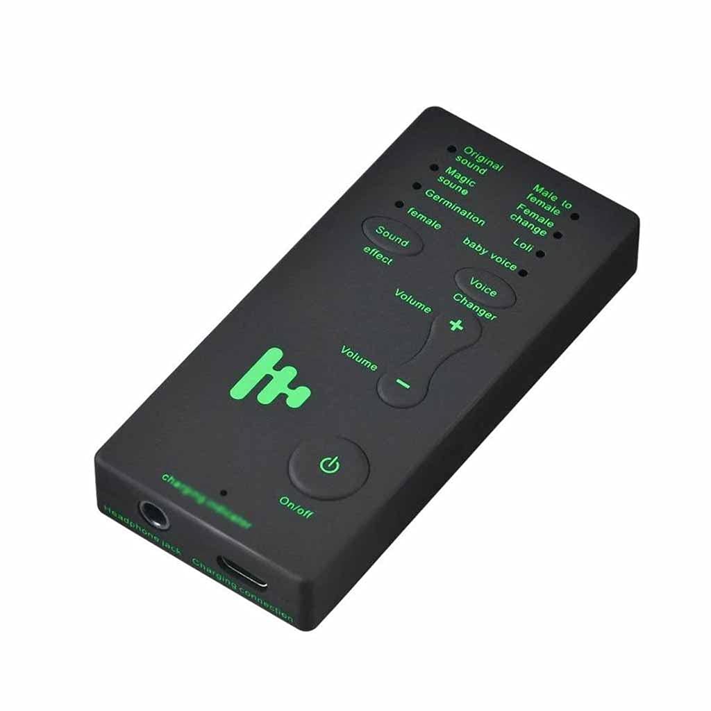 Mini Voice Changer Adapter with 8 Voice Modes - Real-Time Microphone Disguiser for Phone, PC & Gaming | Perfect for Streamers, Prank Calls & Online Gaming