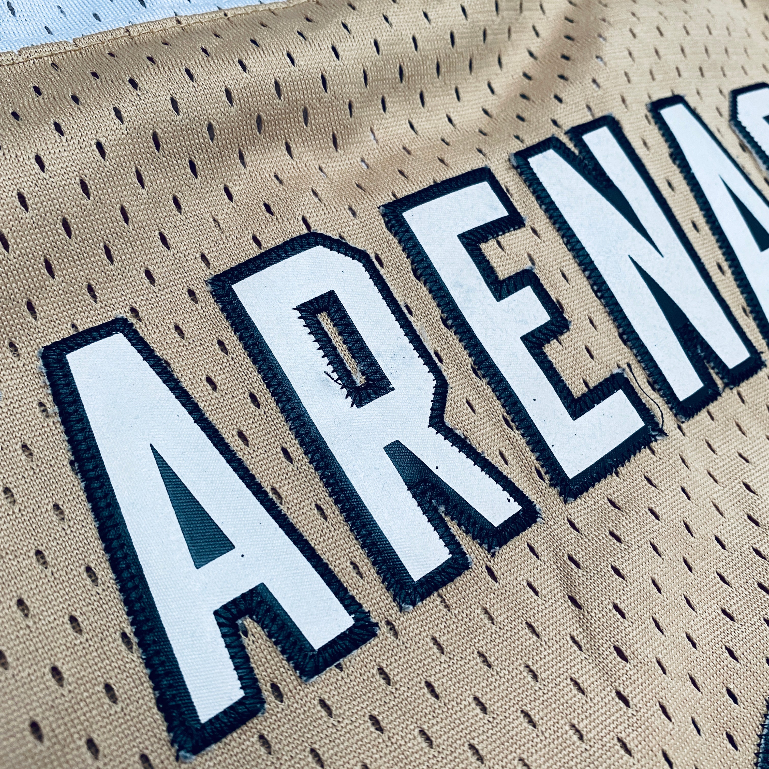 Authentic Washington Wizards Gilbert Arenas 2006-07 Gold Adidas Stitched NBA Jersey - XXL Size for Basketball Fans & Collectors - Perfect for Games, Events, and Sports Memorabilia Display