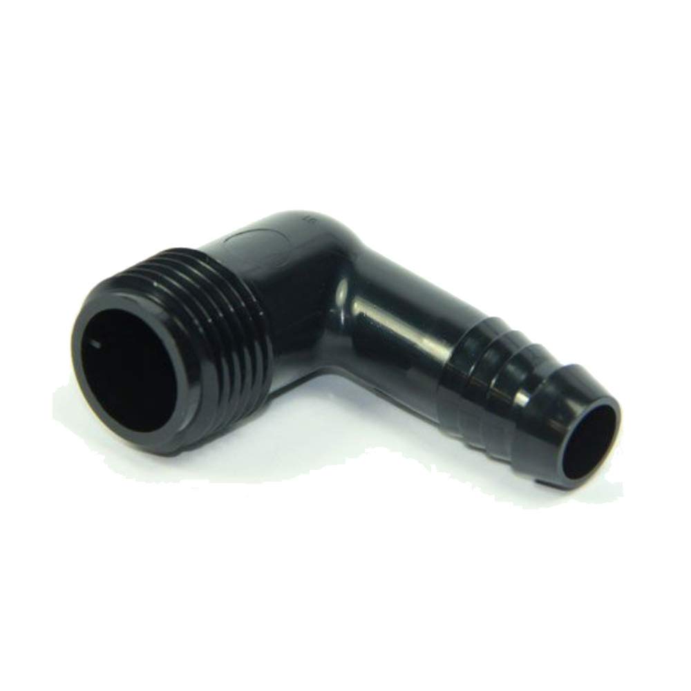Rain Bird 1/2 Inch Acetal Swing Pipe Elbow - MPT x Barb Fitting (SBE-050) | Durable Irrigation Connector for Lawn Sprinkler Systems & Garden Watering