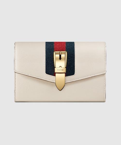 Gucci Sylvie Leather Mini Chain Bag for Women - White Luxury Designer Handbag for Party, Date Night & Everyday Use