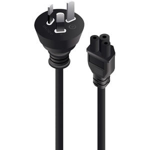 Alogic Standard 230V AC 10A Power Cord - 50cm Black Power Supply Cable for Computers & Electronics - Perfect for Office, Home & Data Center Use
