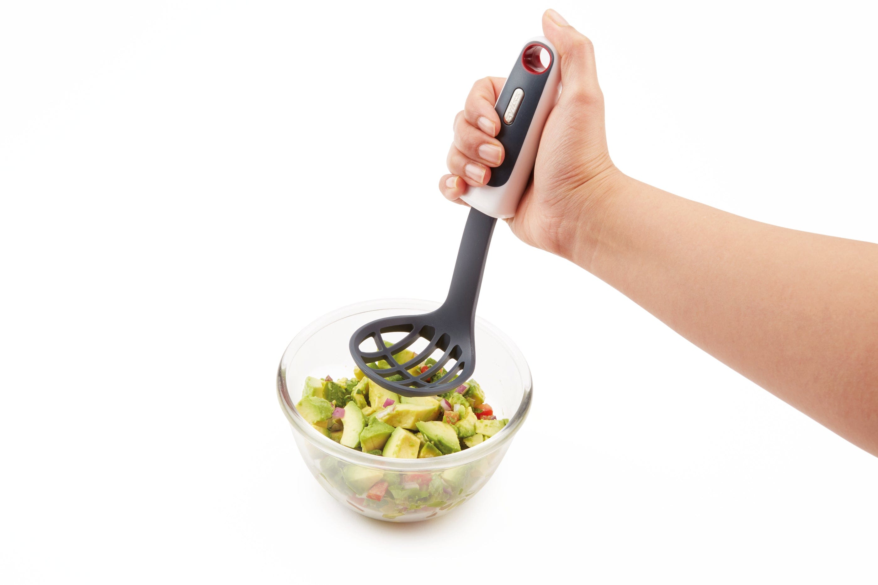 Zyliss Miniature Masher and Scoop - Perfect for Baby Food, Potatoes & Avocados | Kitchen Gadget for Pureeing & Serving | Compact & Durable Design