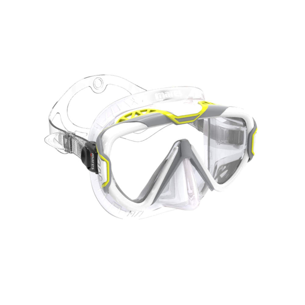 Mares Pure Wire Scuba Diving Mask - Full Face Snorkeling Gear for Adults & Kids - Comfortable Anti-Fog Swim Mask for Ocean, Pool & Beach Adventures