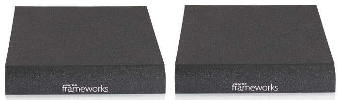Gator Studio Monitor Isolation Pads (Pair) - Reduce Vibrations & Improve Sound Quality for Home & Professional Recording Studios