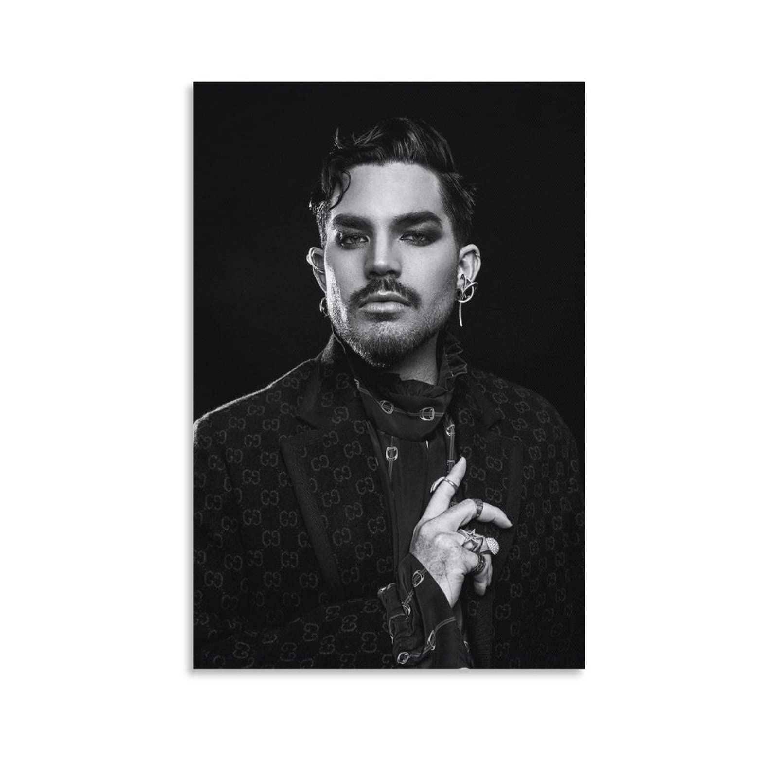Adam Singer Lambert Poster - Frameless Wall Art Print 16x24 inches (40x60cm) - Cool Room Decor for Bedroom, Living Room & Office Aesthetic