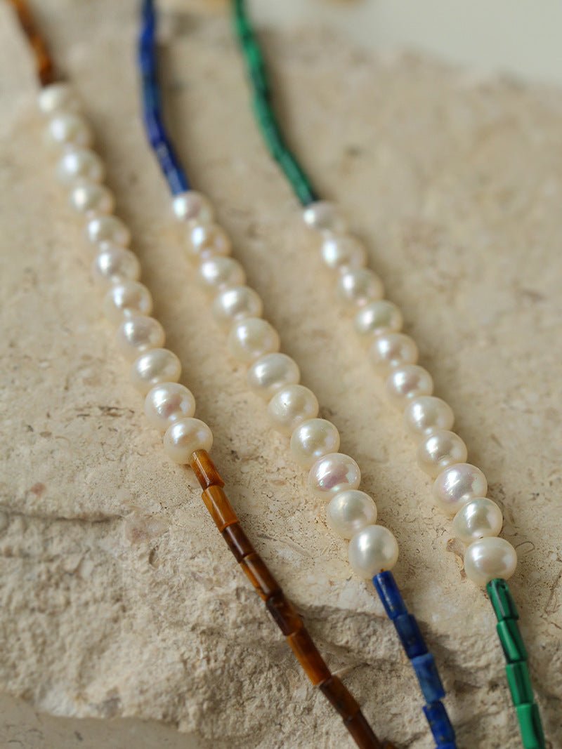 Elegant Mosaic Freshwater Pearl Necklace for Women – Perfect for Weddings, Parties & Special Occasions