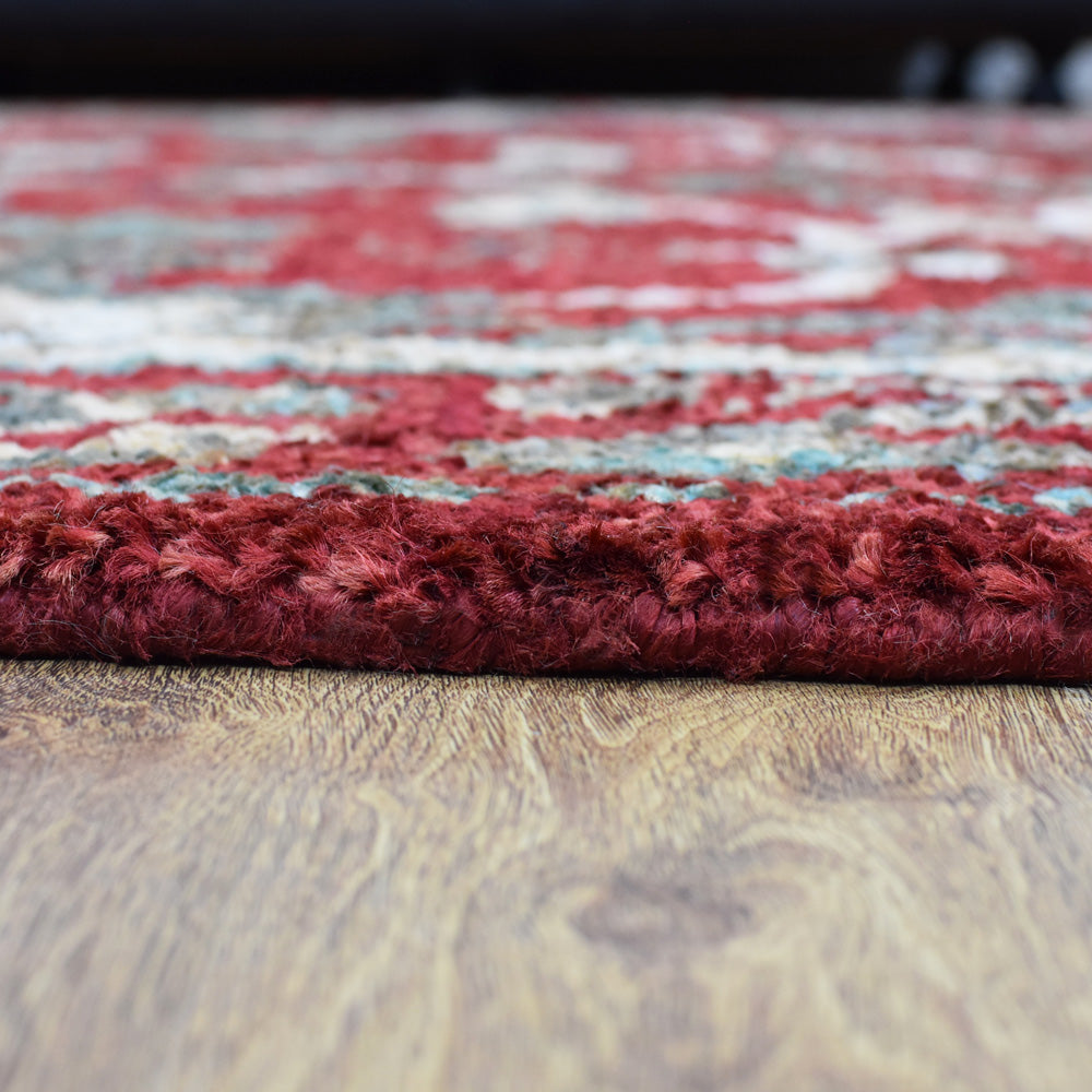Sultaroma Hand Knotted Rug - Premium Handmade Wool Area Rug for Living Room, Bedroom - Non-Slip Traditional Persian Design Carpet for Home Decor