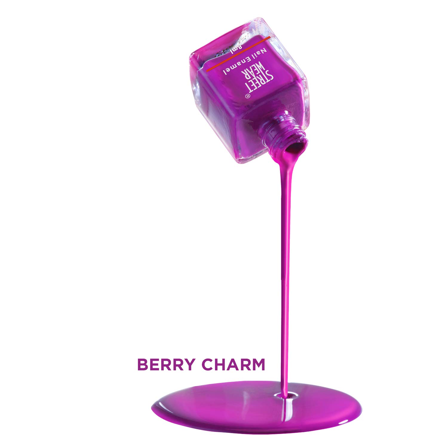 Street Wear Matte Nail Polish - Berry Charm (8ml) | Long-Lasting Vegan Nail Enamel for Everyday Wear & Night Out Looks