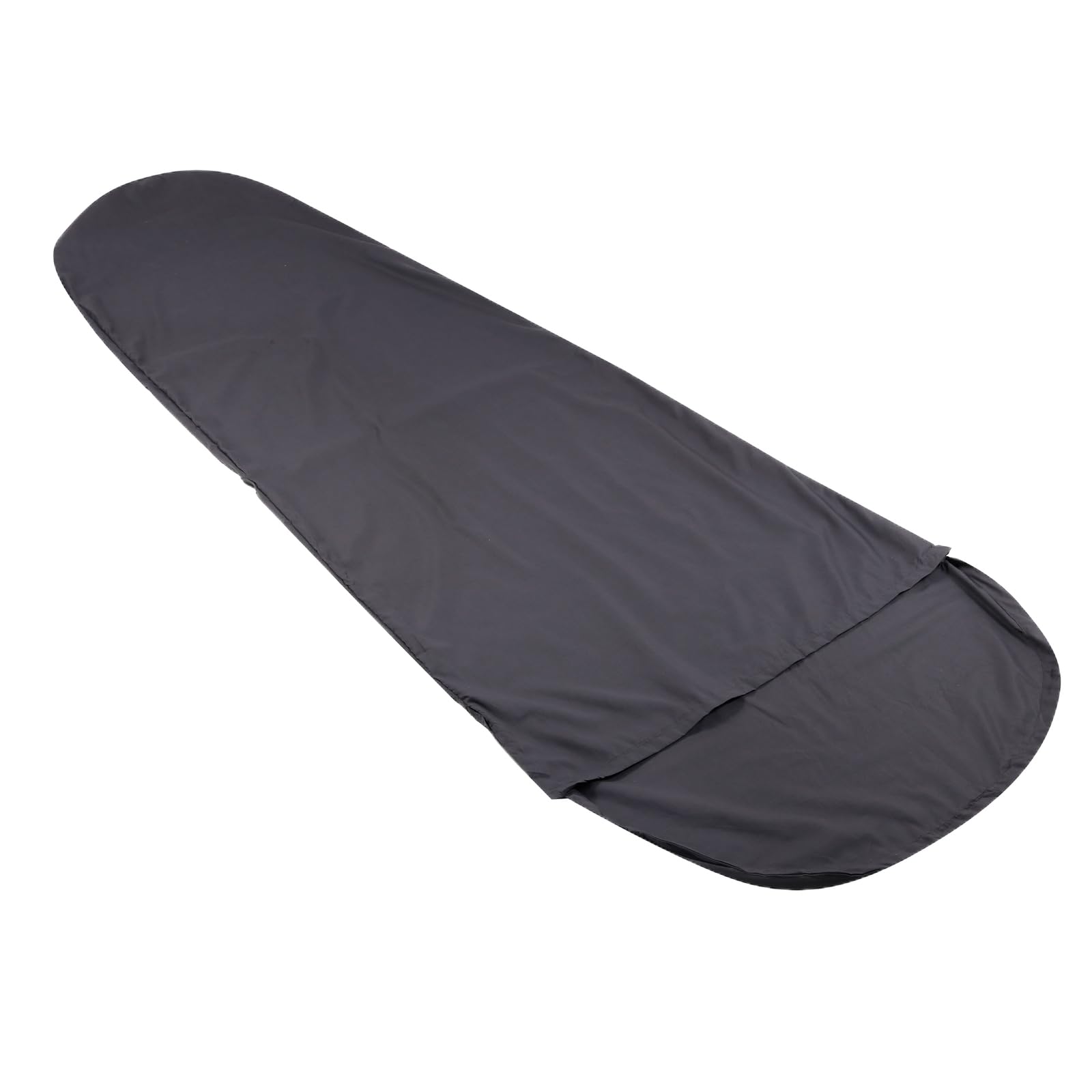 Breathable Polycotton Mummy Sleeping Bag Liner - Lightweight & Comfortable Travel Accessory for Camping, Hiking, and Backpacking - Seal Grey