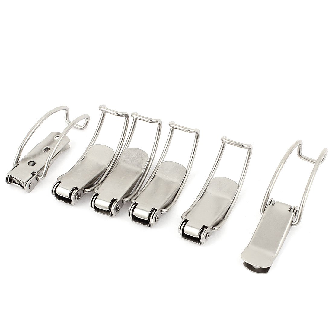 Heavy Duty Spring Loaded Toggle Latch Catch - 8.5cm Long (6 Pack) for Toolboxes, Chests & Cases | Secure Storage Solution for Workshops, Garages & DIY Projects