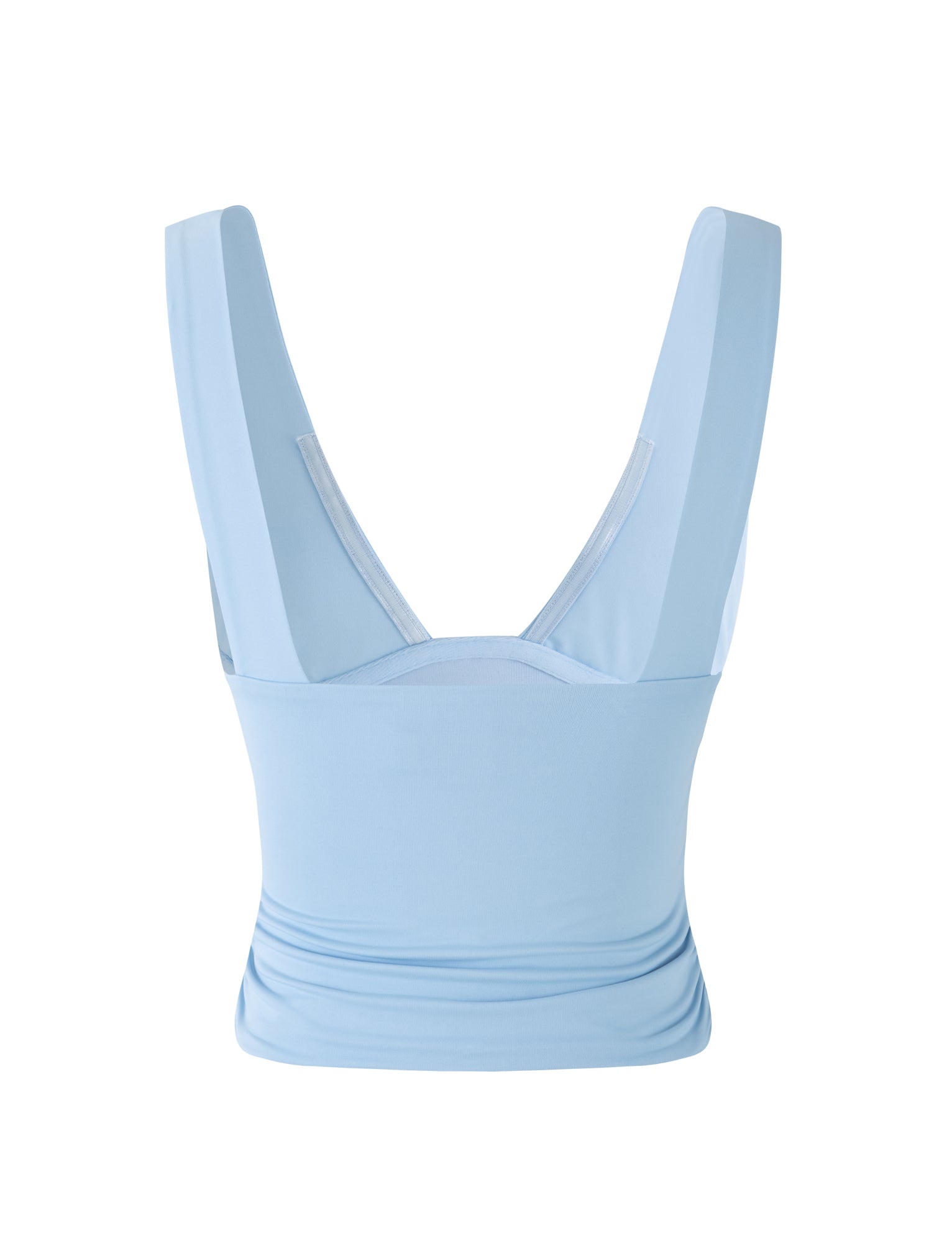 LUNARIA TOP BLUE: Baby Blue Women's Fashion Blouse - Perfect for Casual Wear, Office Outfits & Date Nights