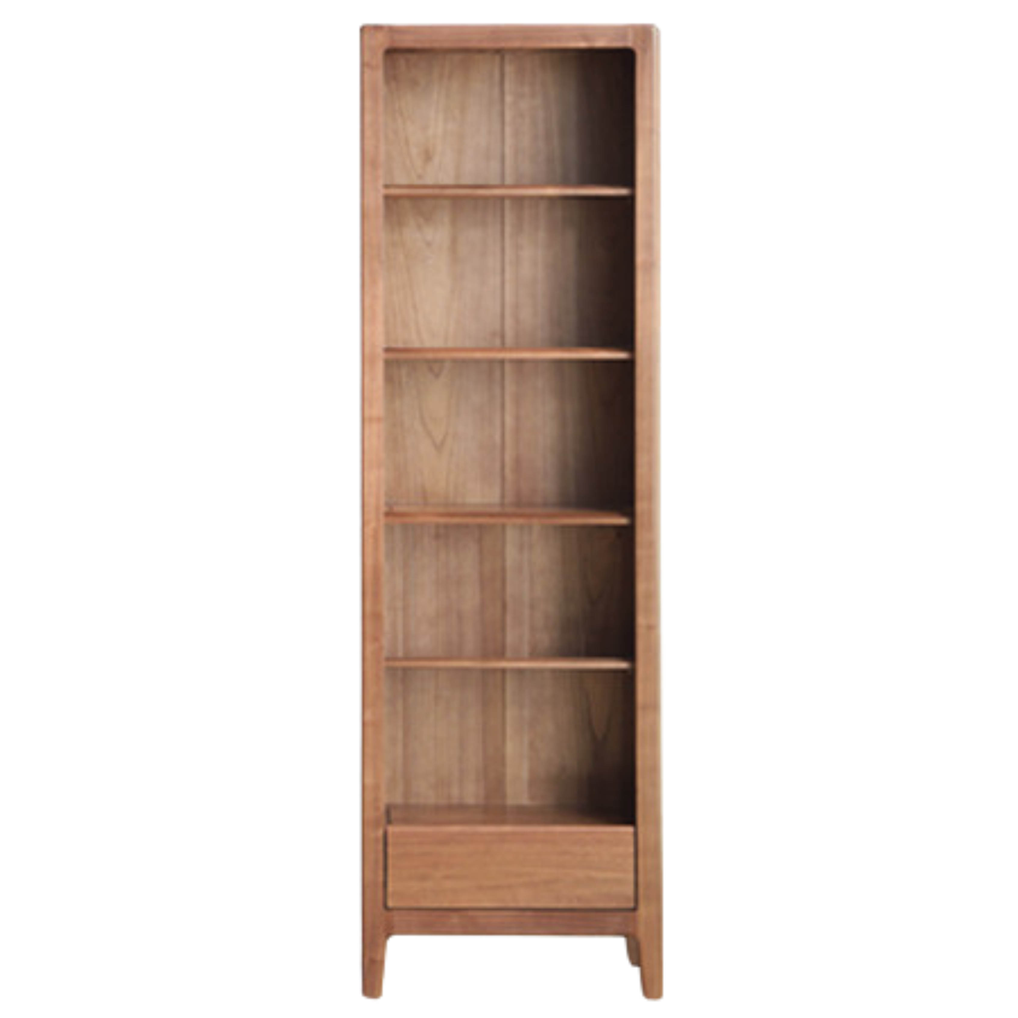 Premium Black Walnut Solid Wood Bookcase - Customizable Modular Bookshelf for Home Office, Living Room & Library Storage | Durable & Stylish Furniture for Books, Decor & Display