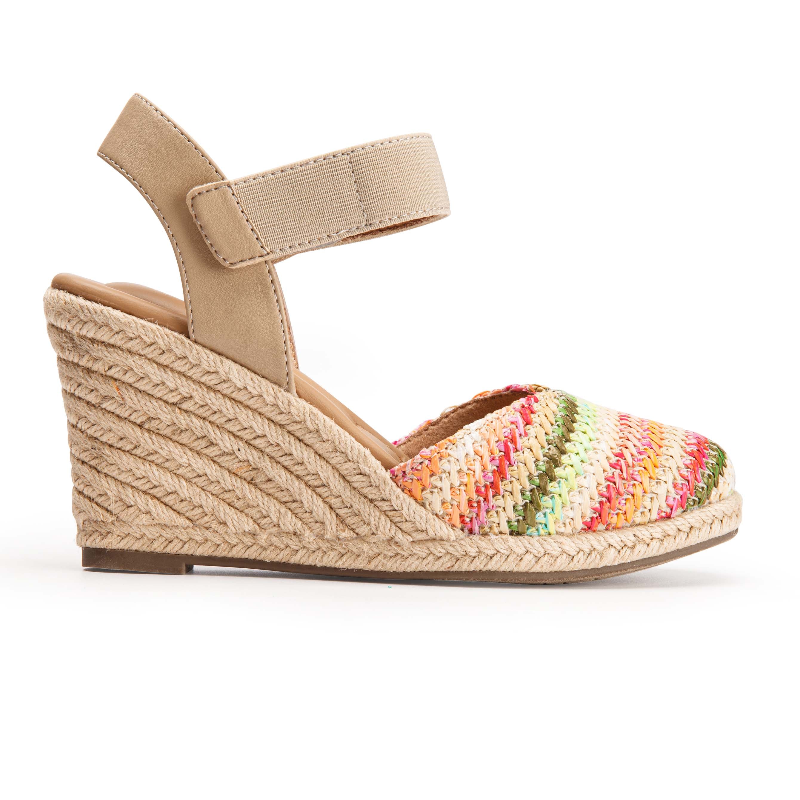 Women's Comfortable Bay Espadrille Wedge Sandals - Summer Casual Shoes for Beach, Vacation & Outdoor Walking