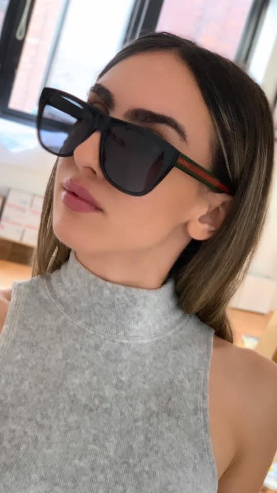 Gucci GG0926S Flat Top Sunglasses for Women - Classic Black Frame with UV Protection - Perfect for Beach, Driving & Fashion Outfits