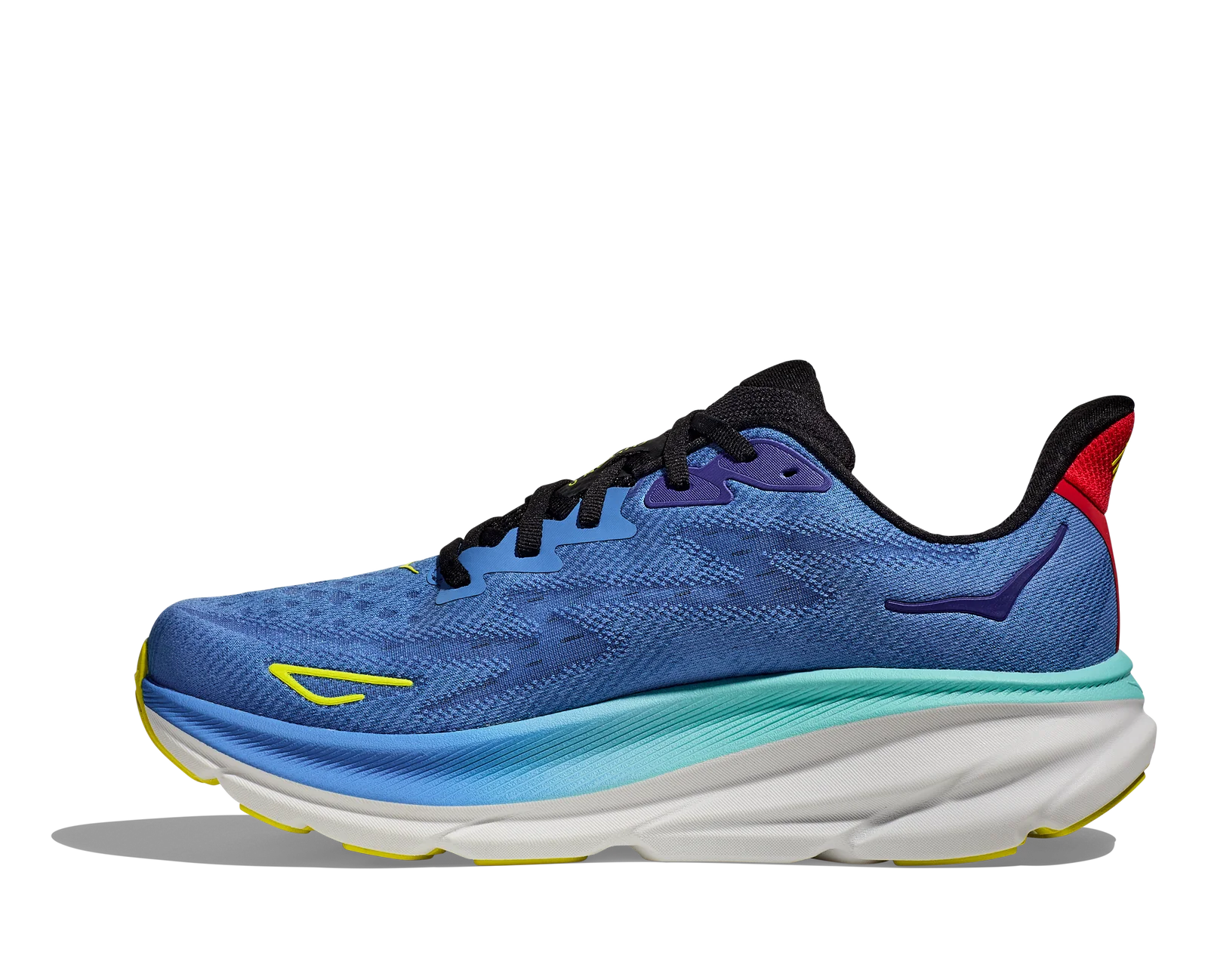HOKA Men's Clifton 9 Running Shoes - Virtual Blue/Cerise | Lightweight Cushioned Road Running Sneakers for Men | Perfect for Marathon Training, Jogging & Daily Wear
