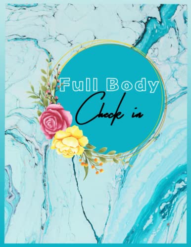 Full Body Check-in Journal: Track Daily Body Changes with Blue Marble Background – Perfect for Health Monitoring & Fitness Progress Tracking