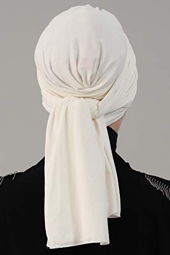 Stylish Cotton Turban Head Wrap for Women - Soft & Breathable Hair Scarf - Perfect for Yoga, Beach, or Everyday Fashion Accessory