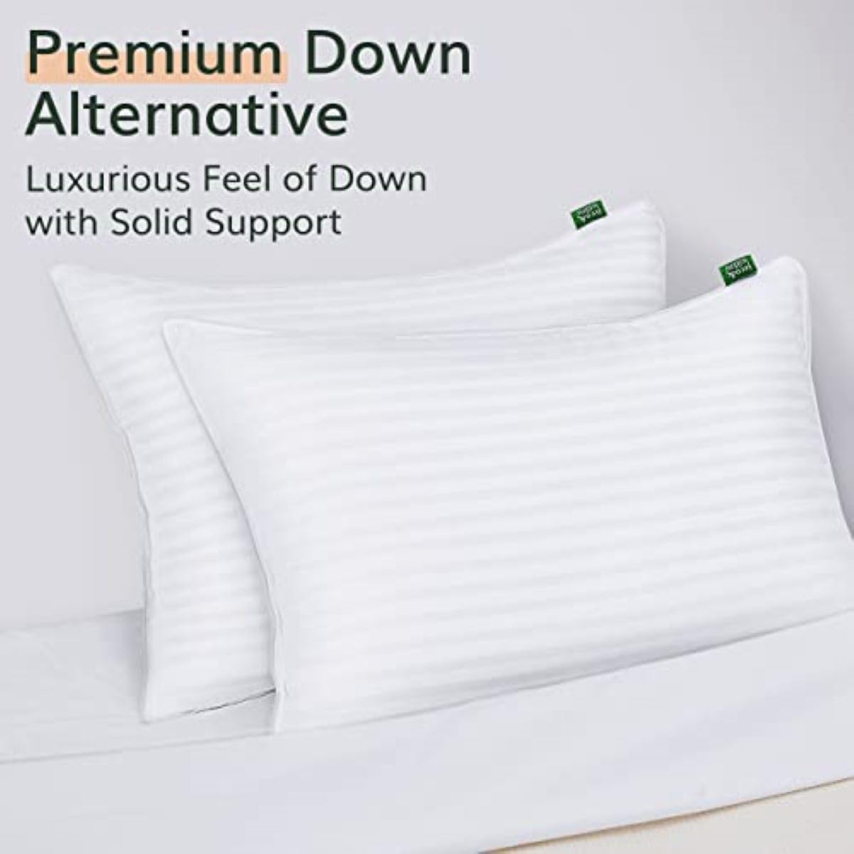 Premium King Size Bed Pillows - Set of 2, 36