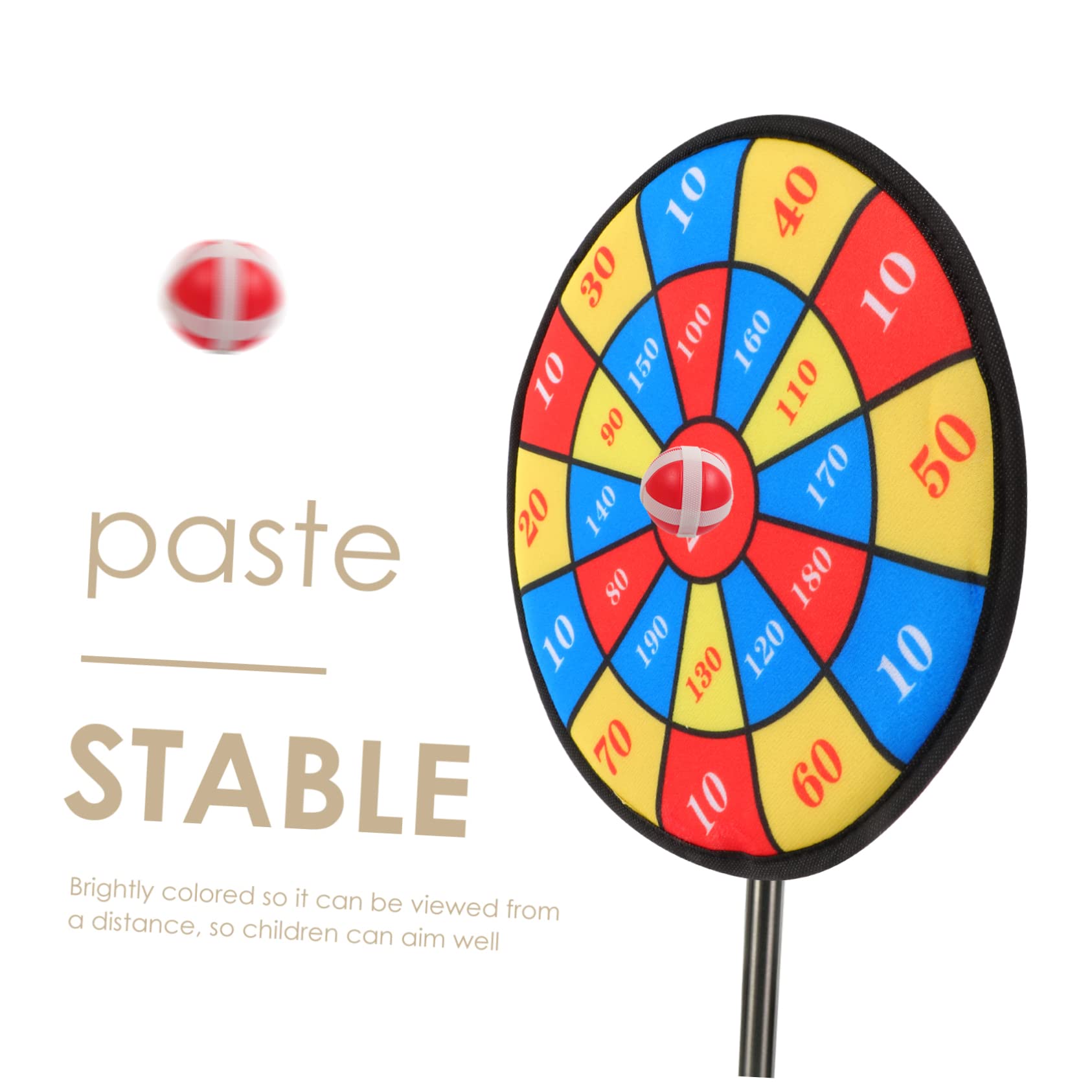 KICHOUSE 13-Piece Sticky Dart Board Set - Outdoor/Indoor Cornhole Game with Plastic Darts - Fun Backyard Party, Camping & Family Game Night Activity Toys for Kids & Adults