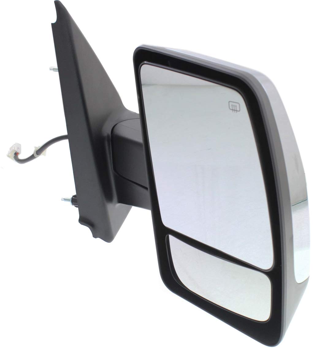 Garage-Pro Heated Power Glass Side Mirror with Blind Spot for 2012-2021 Nissan NV1500 NV2500 NV3500 - Passenger Side Replacement - Perfect for Winter Driving & Enhanced Safety