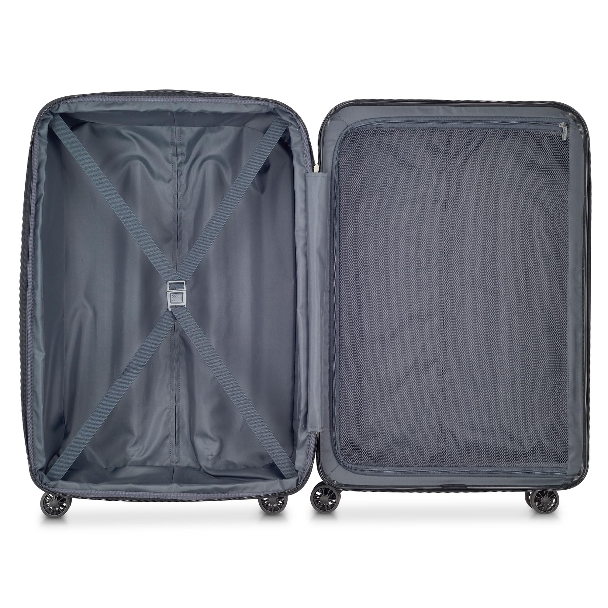 Delsey Paris Helium Aero Hardside Expandable Luggage with 360° Spinner Wheels, Brick Red, 25