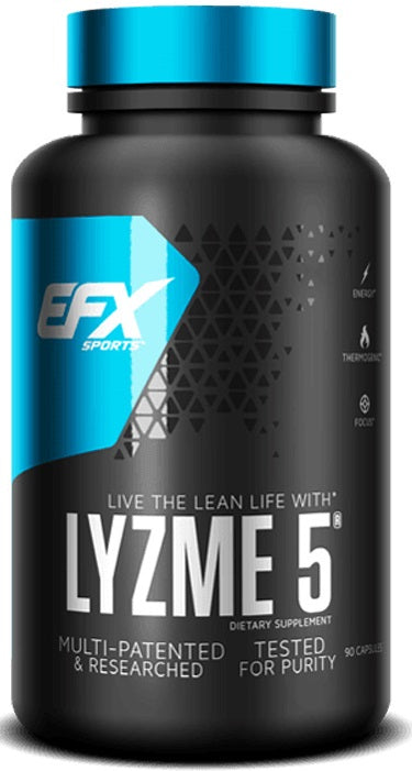 EFX Sports Lyzme 5 - 90 Capsules for Immune Support & Energy Boost | Natural Supplement for Active Lifestyle & Fitness Enthusiasts