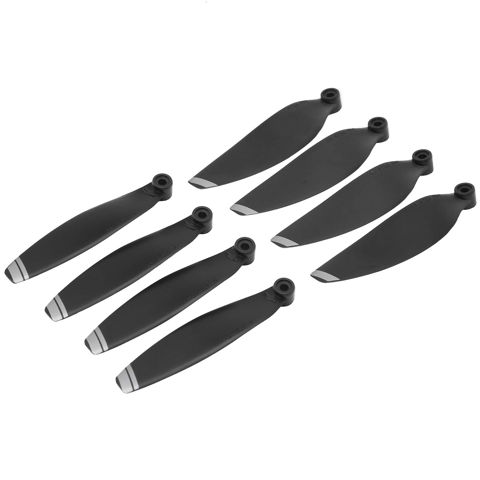Drfeify 2 Pairs of Drone Propellers, Replacement Accessories Compatible with DJI Mavic Mini 2 (Silver Edge) - Perfect for Aerial Photography, Travel Vlogging & Outdoor Adventures