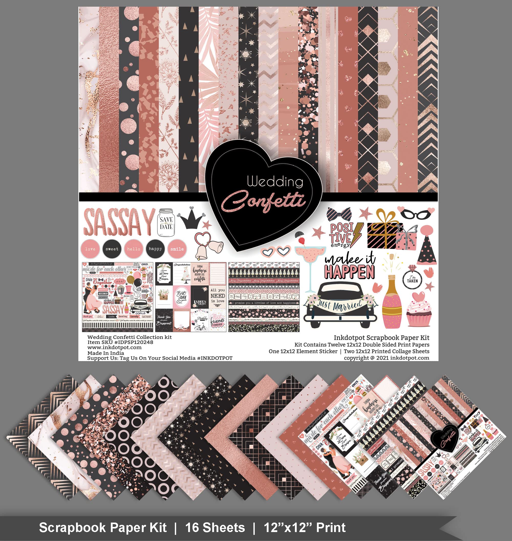 Double-Sided Scrapbook Paper Kit 12