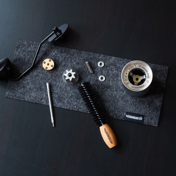 Comandante Barista Brush - Premium Coffee Grinder Cleaning Brush for Baristas & Home Use - Perfect for Espresso Machines, Burr Grinders & Coffee Accessories