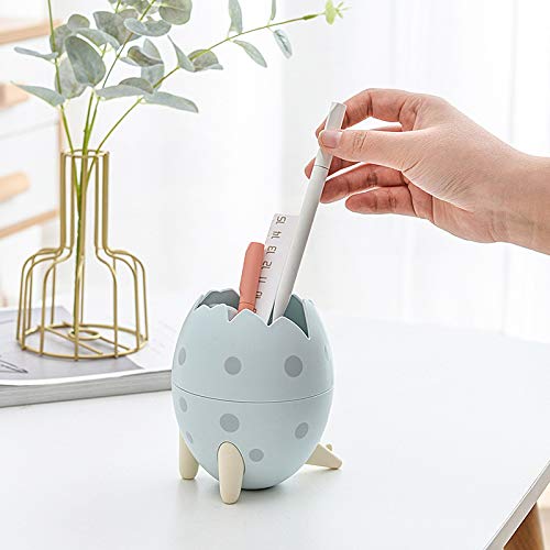 Dinosaur Egg Shaped Trash Can - Large Capacity Desktop Storage Bin, Compact Multifunctional Clamshell Design for Office, Kitchen, Bathroom & Kids Room Organization
