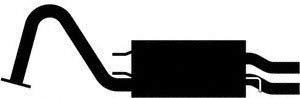 AP Exhaust Products 7481 High-Performance Exhaust Muffler for Cars & Trucks - Reduce Noise & Improve Engine Efficiency for Daily Commuting & Road Trips