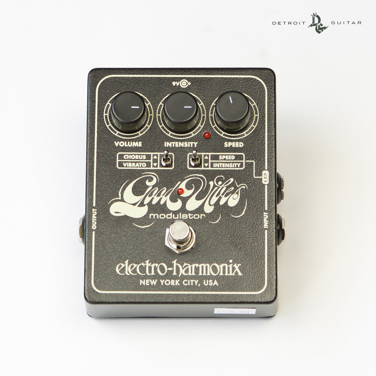 Electro Harmonix Good Vibes Analog Modulation Pedal for Guitar & Bass – Vintage Chorus & Vibrato Effects for Studio & Live Performances