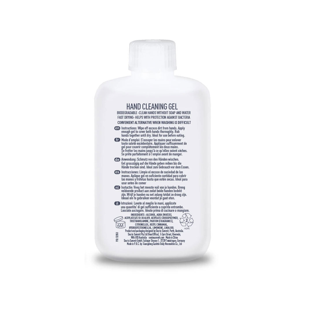 Sea To Summit Hand Cleaning Gel 89ml | Travel-Sized Hand Sanitizer with Moisturizers | Perfect for Camping, Hiking & Outdoor Adventures