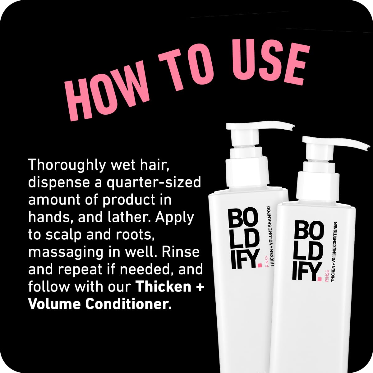 BOLDIFY Rice Water Thickening Shampoo for Hair Growth & Volume - Volumizing Shampoo for Fine, Thin & Oily Hair - Weightless Oil Control - 8oz - Perfect for Daily Use & Hair Regimen