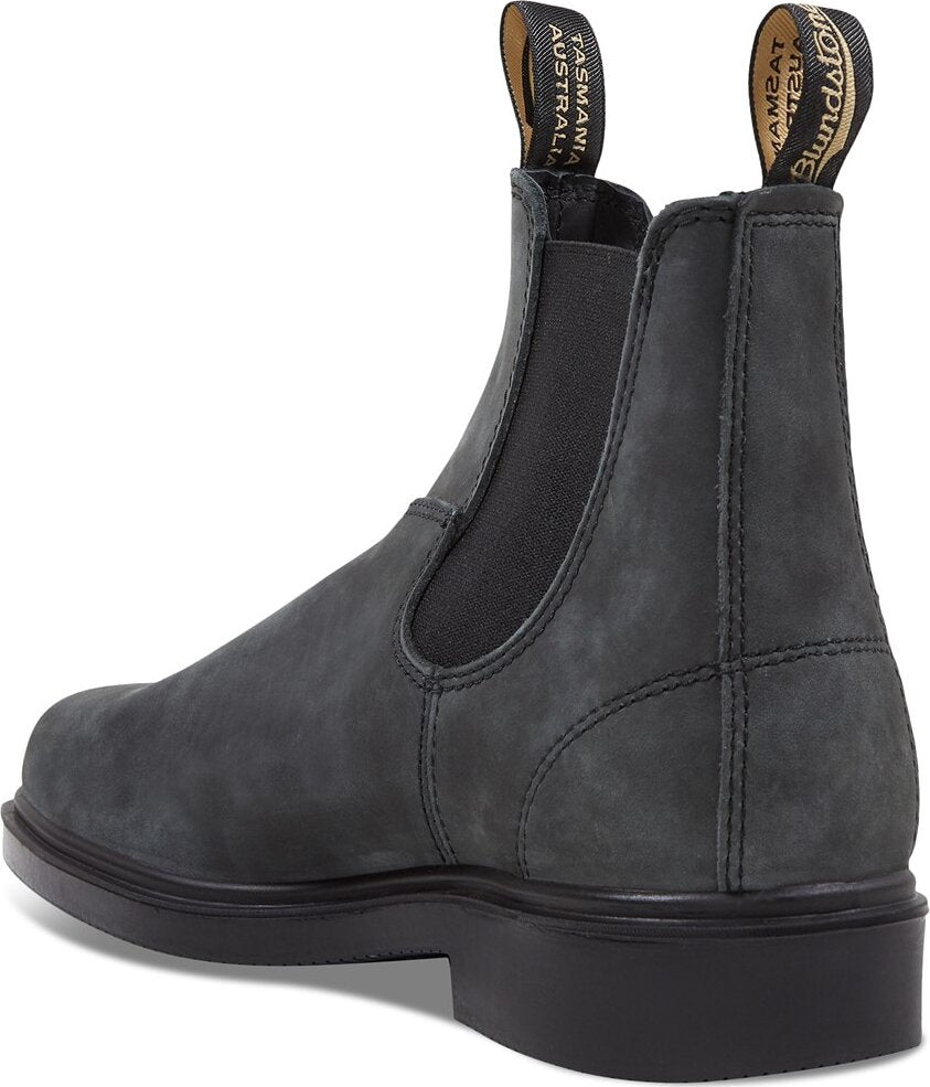 1308 Rustic Black Dress Boots for Men & Women - Stylish & Comfortable for Casual Outings, Work & Outdoor Adventures