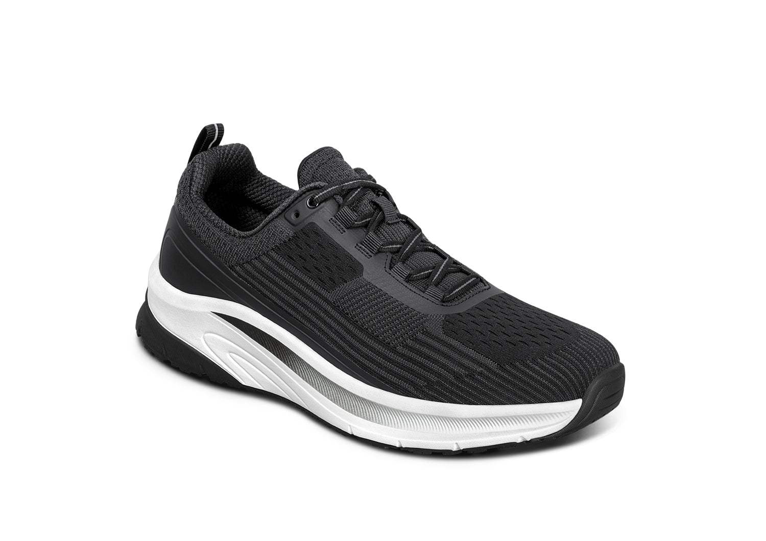 Race Black Running Shoes for Men & Women - Lightweight, Breathable & Durable for Jogging, Training & Gym Workouts