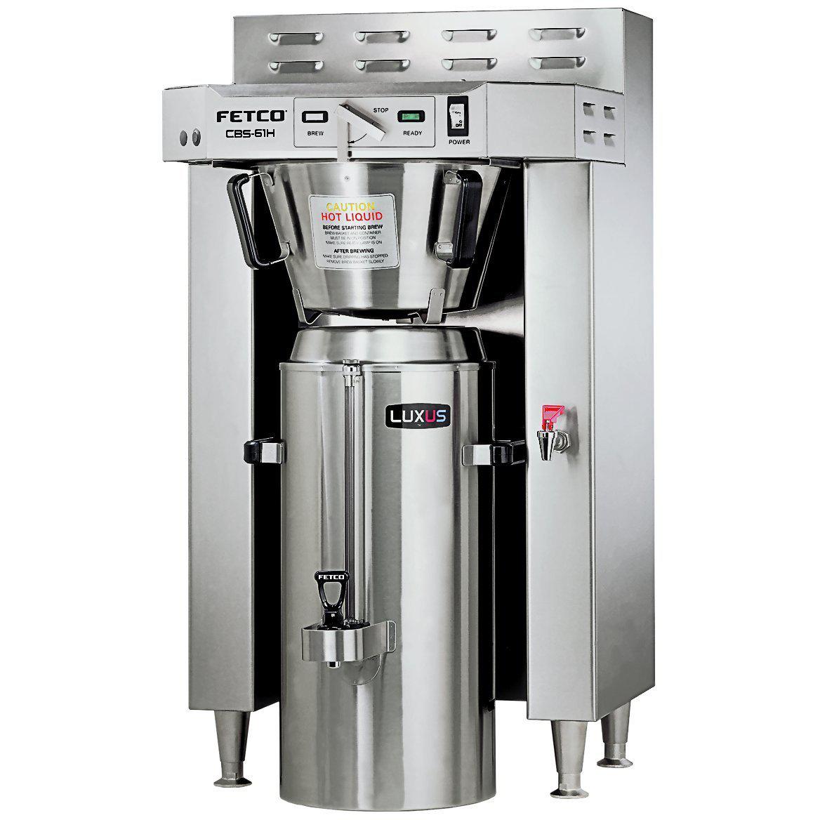 Fetco CBS 61H 30 Single Cup Commercial Coffee Brewer C61016 - Perfect for Offices, Cafes, and Restaurants