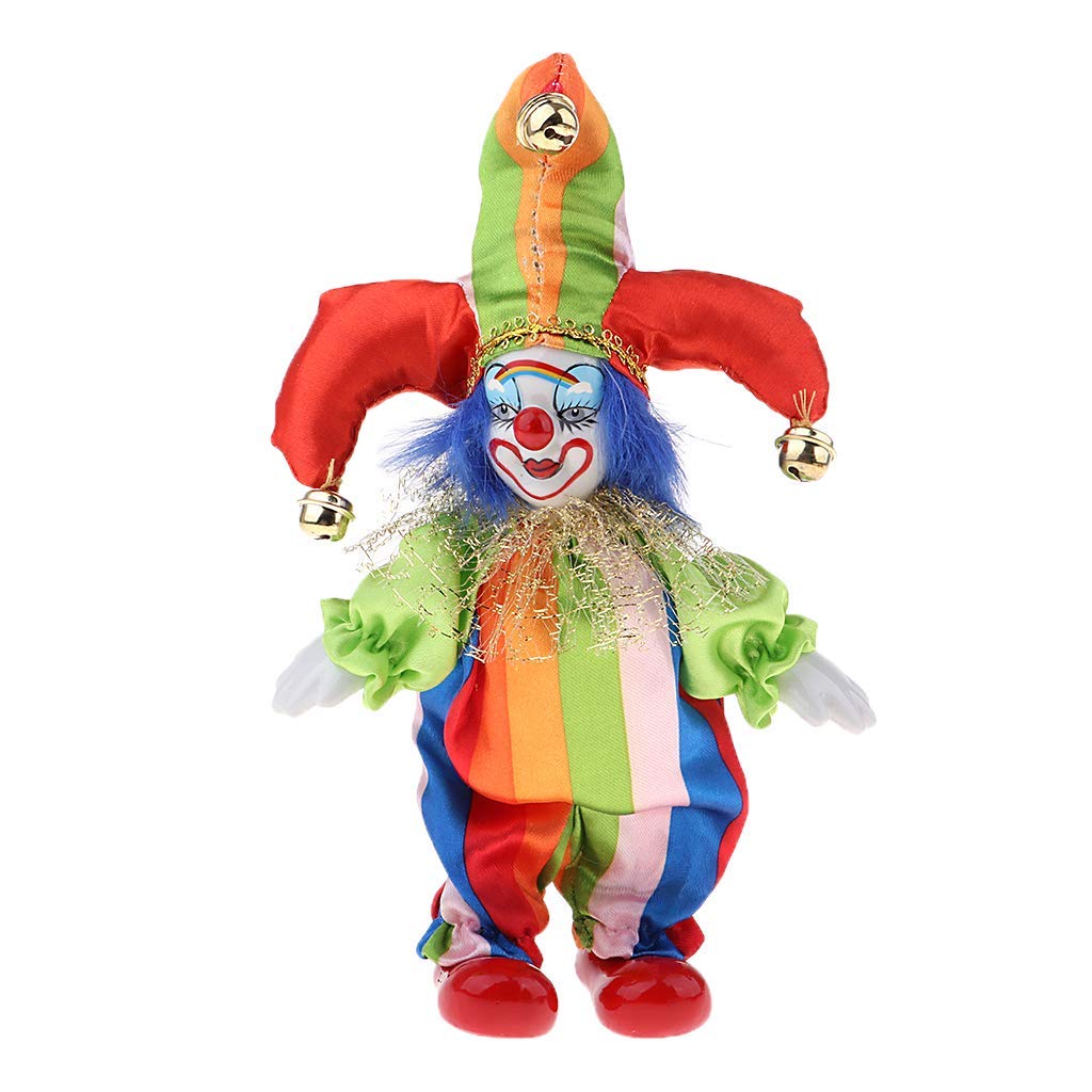 Scary Clown Doll - Halloween Decorations for Home, Table & Desk Top - Perfect for Party, Haunted House & Horror Theme Events