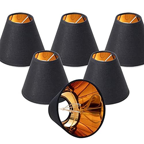 Bubble Lamp Shade - Black Cloth Ceiling Light Cover for Home Decor, Living Room, Bedroom & Office Lighting Accessories