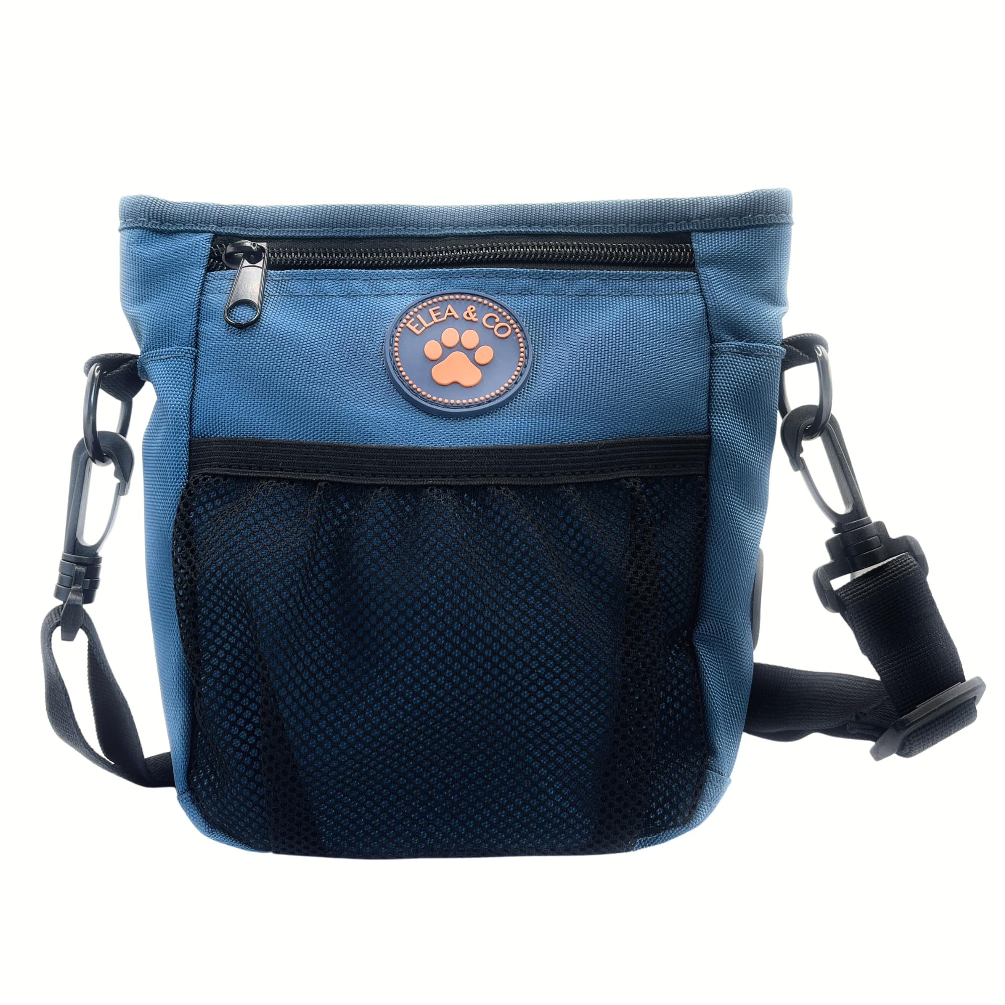 Durable 4 Cup Capacity Dog Treat Pouch with Magnetic Closure & Belt Clip - Hands-Free Training Treat Bag for Dog Obedience Classes, Walks & Outdoor Adventures